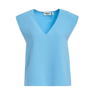 Falling Groene Blouse Essentiel Antwerp , Blue , Dames