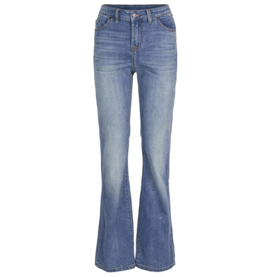 Flared Bootcut Jeans Summum Woman , Blue , Dames