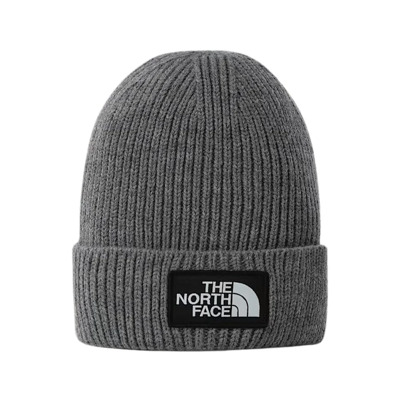 Gebreide Logo Beanie The North Face , Gray , Unisex