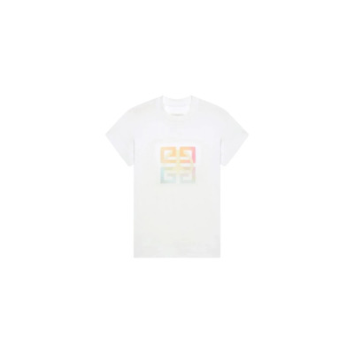 Gedrukt Slim Fit T-shirt Embleem Givenchy , White , Dames