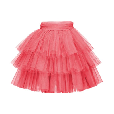 Gelaagde Tule Minirok Pinko , Pink , Dames