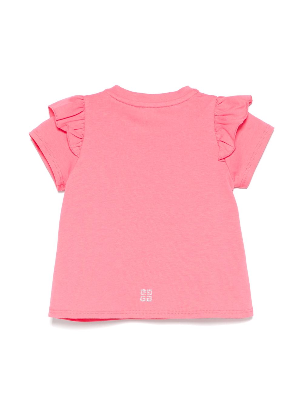 Givenchy Kids T-shirt met logoprint - Roze