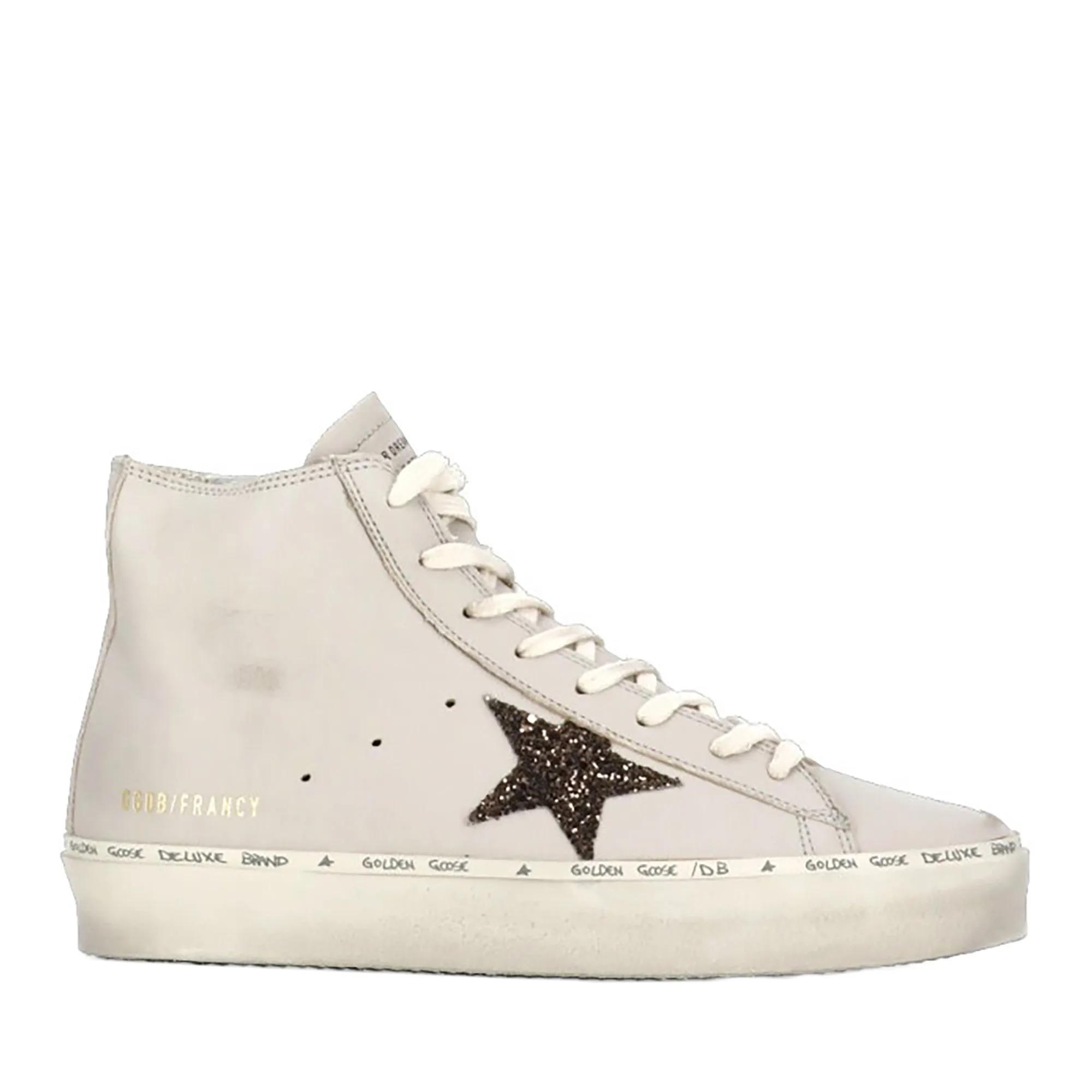 Golden Goose Low-Top Sneakers - Hi Francy Sneakers in beige