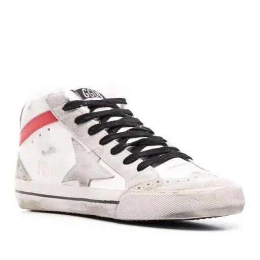 Golden Goose Low-Top Sneakers - Mid-Star Sneakers in wit