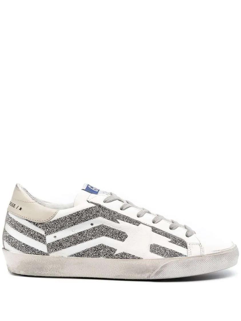 Golden Goose Low-Top Sneakers - Super-Star Low-Top Sneakers in wit