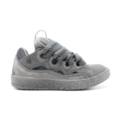 Grijze Sneakers met Oversized Tong Lanvin , Gray , Dames