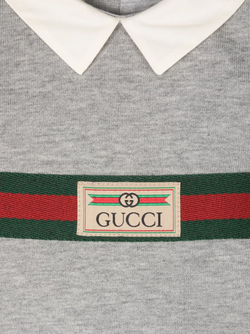 Gucci Kids Twee katoenen babypakjes - Grijs