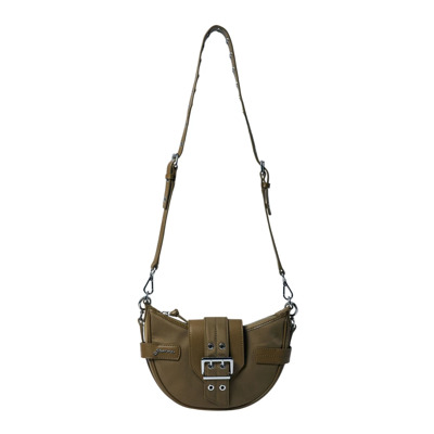 Halvemaan Crossbody Tas Ganni , Green , Dames