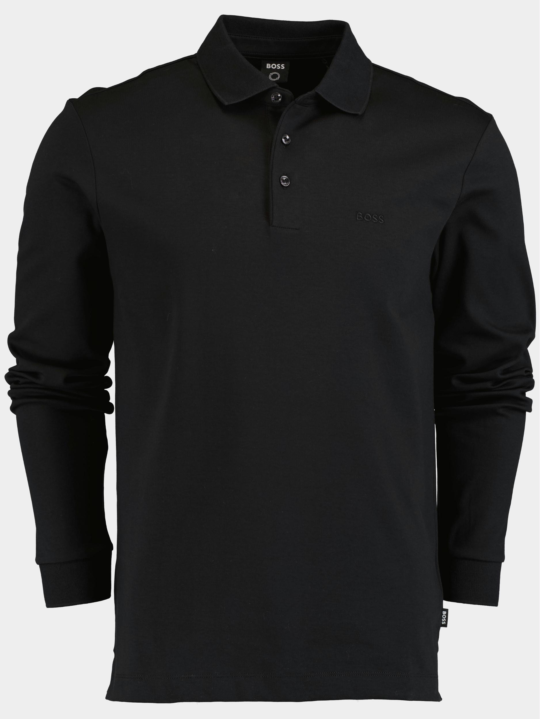 Hugo Boss Boss men business (black) polo lange mouw polo pado 30 10241542 01 50468392/001