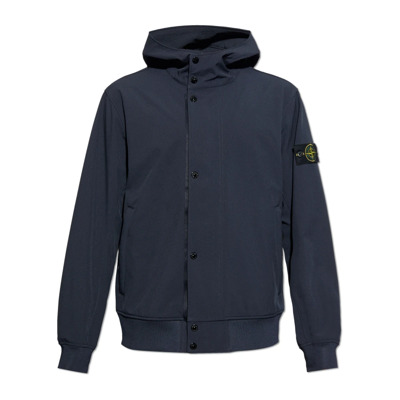 Jas Licht Soft Shell-R Stone Island , Blue , Heren