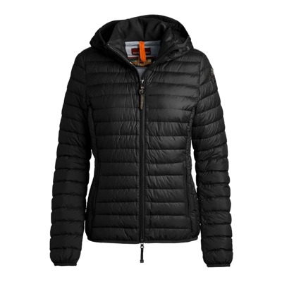 Juliet Gewatteerde Jas met Capuchon Parajumpers , Black , Dames