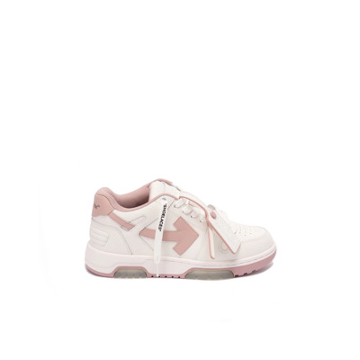 Kalfsleren Sneakers Off White , White , Dames