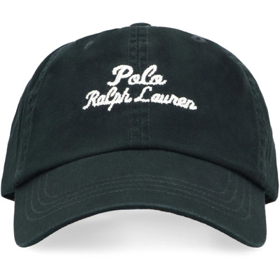 Katoenen Baseballpet met Verstelbare Band Polo Ralph Lauren , Black , Dames