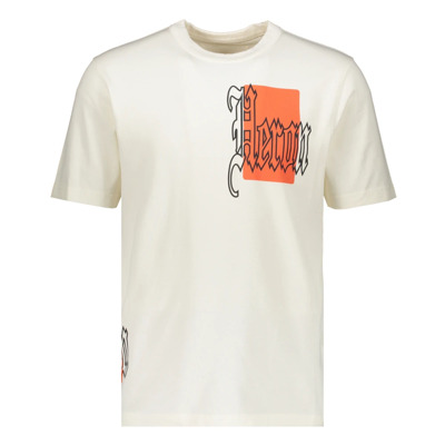 Katoenen T-shirt met print Heron Preston , White , Heren