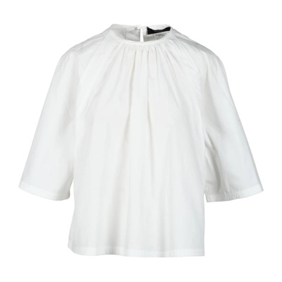 Katoenen Weekend Blouse Max Mara Weekend , White , Dames