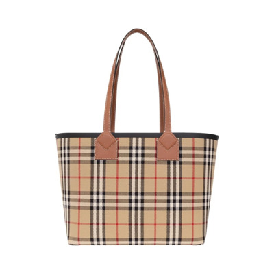 Kleine Londen Tote Tas Burberry , Beige , Dames