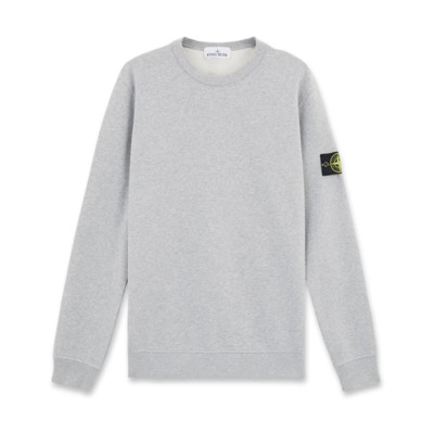 Kompas Sweater in Grijs Stone Island , Gray , Heren