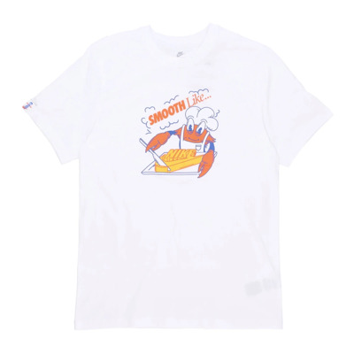 Kreeft Print Sportkleding T-shirt Wit Nike , White , Heren