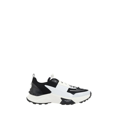 Leren Sneakers met Iconische Details Valentino Garavani , White , Heren