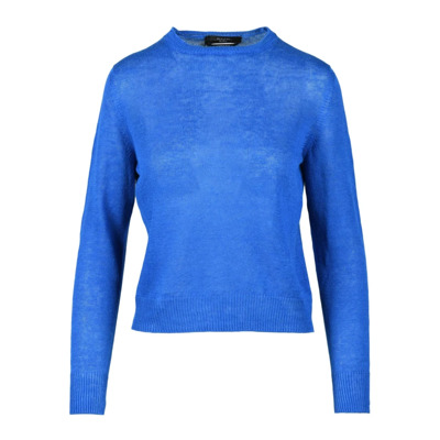 Linnen Weekend Gebreide Top Max Mara Weekend , Blue , Dames