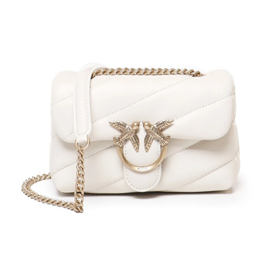 Love Puff Baby Sheep Nappa Tas Pinko , White , Dames