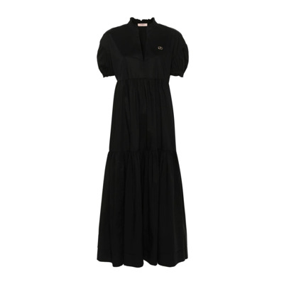 Maxi Dresses Twinset , Black , Dames