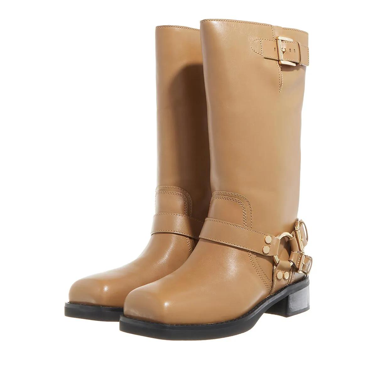 Michael Kors Boots - Crosby Moto Boot in bruin