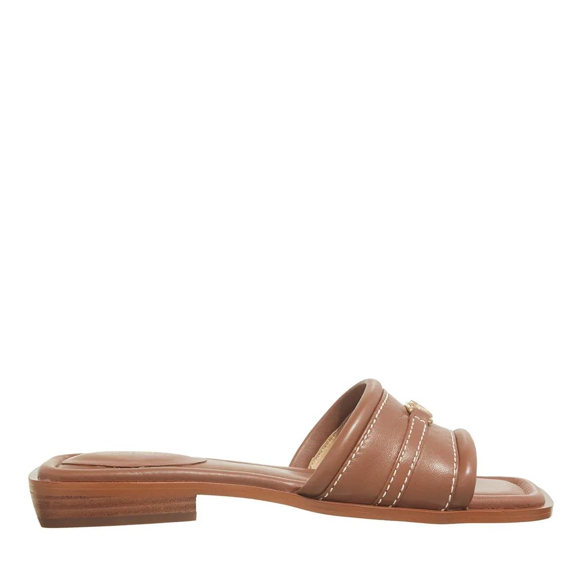 Michael Kors Sandalen - Mandy Slide Sandal in bruin