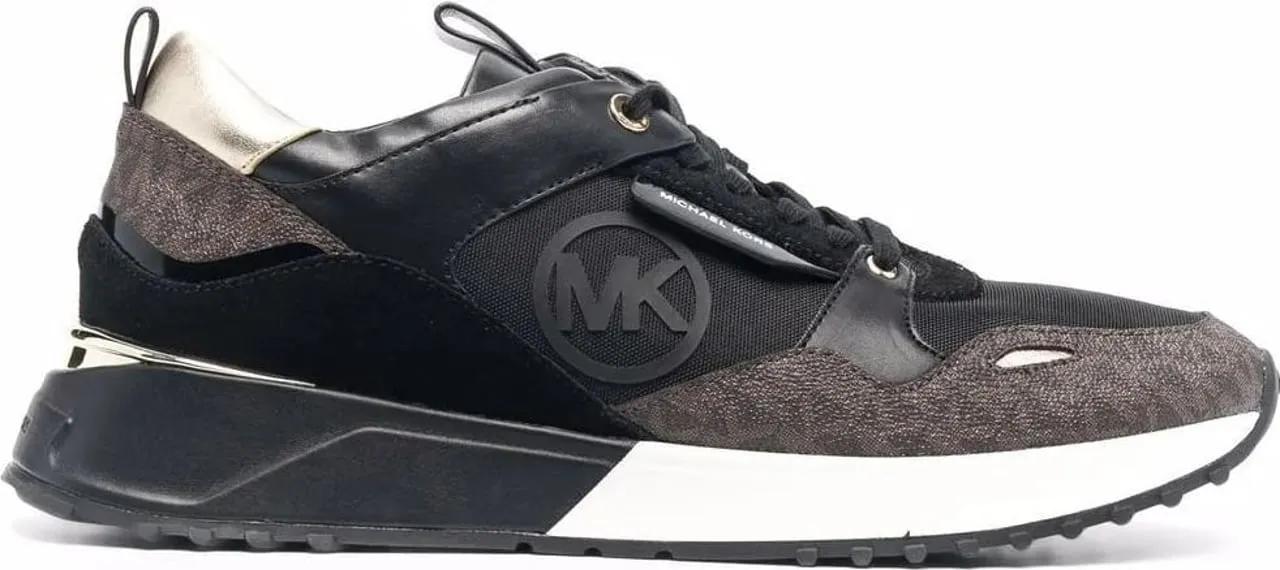 Michael Kors Sneakers - Michael Kors Dames Sneaker Zwart 43F1THFS2B/001 TH in zwart