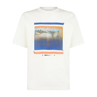 Misprinted T-Shirt voor Heren Heron Preston , White , Heren