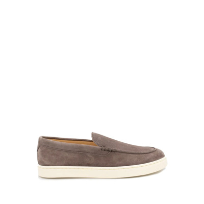 Moderne Suède Sneakers met Casual Stijl Brunello Cucinelli , Brown , Heren