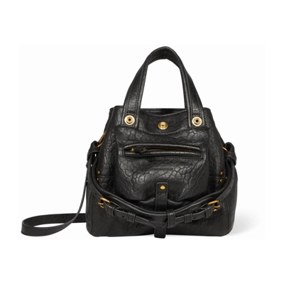 Nano Leren Crossbody Tas Jérôme Dreyfuss , Black , Dames