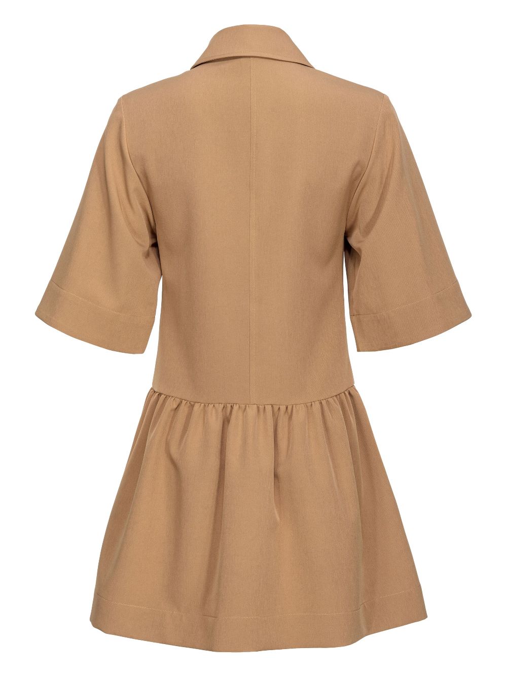 PINKO Jurk met klassieke kraag - Beige