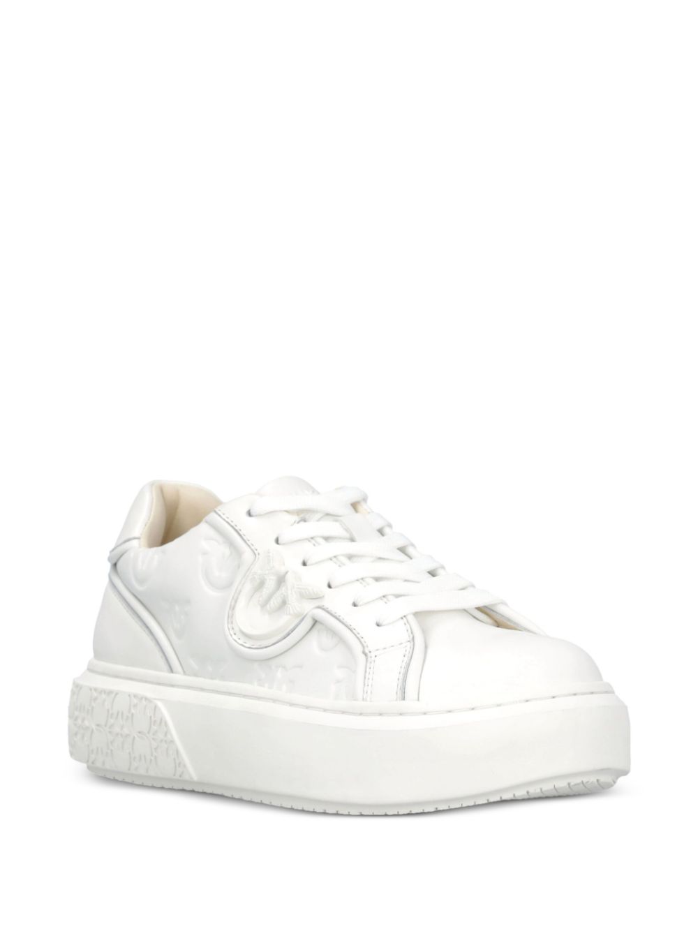 PINKO Yoko leren sneakers - Wit