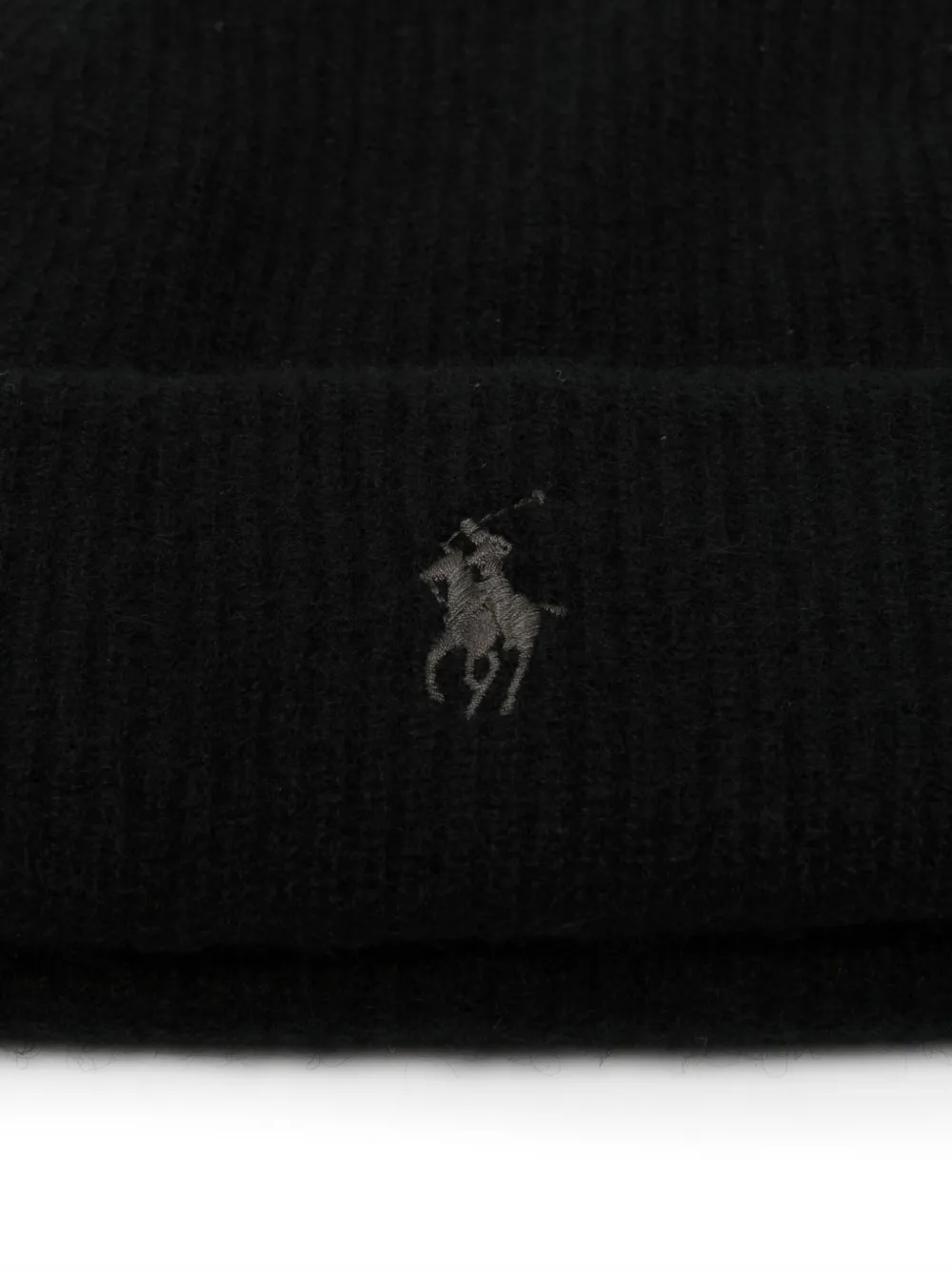 Polo Ralph Lauren Kasjmier muts - Zwart