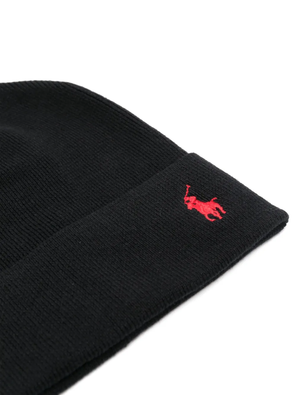 Polo Ralph Lauren Muts met logopatch - Zwart