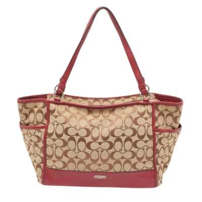 Pre-owned Canvas totes Coach Pre-owned , Beige , Dames