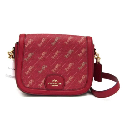 Pre-owned Leather shoulder-bags Coach Pre-owned , Red , Dames