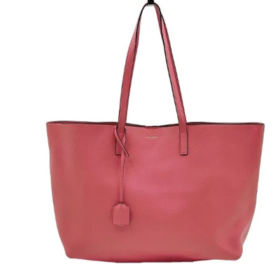 Pre-owned Leather totes Yves Saint Laurent Vintage , Pink , Dames