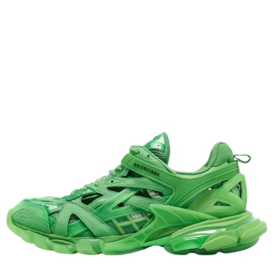 Pre-owned Mesh sneakers Balenciaga Vintage , Green , Heren