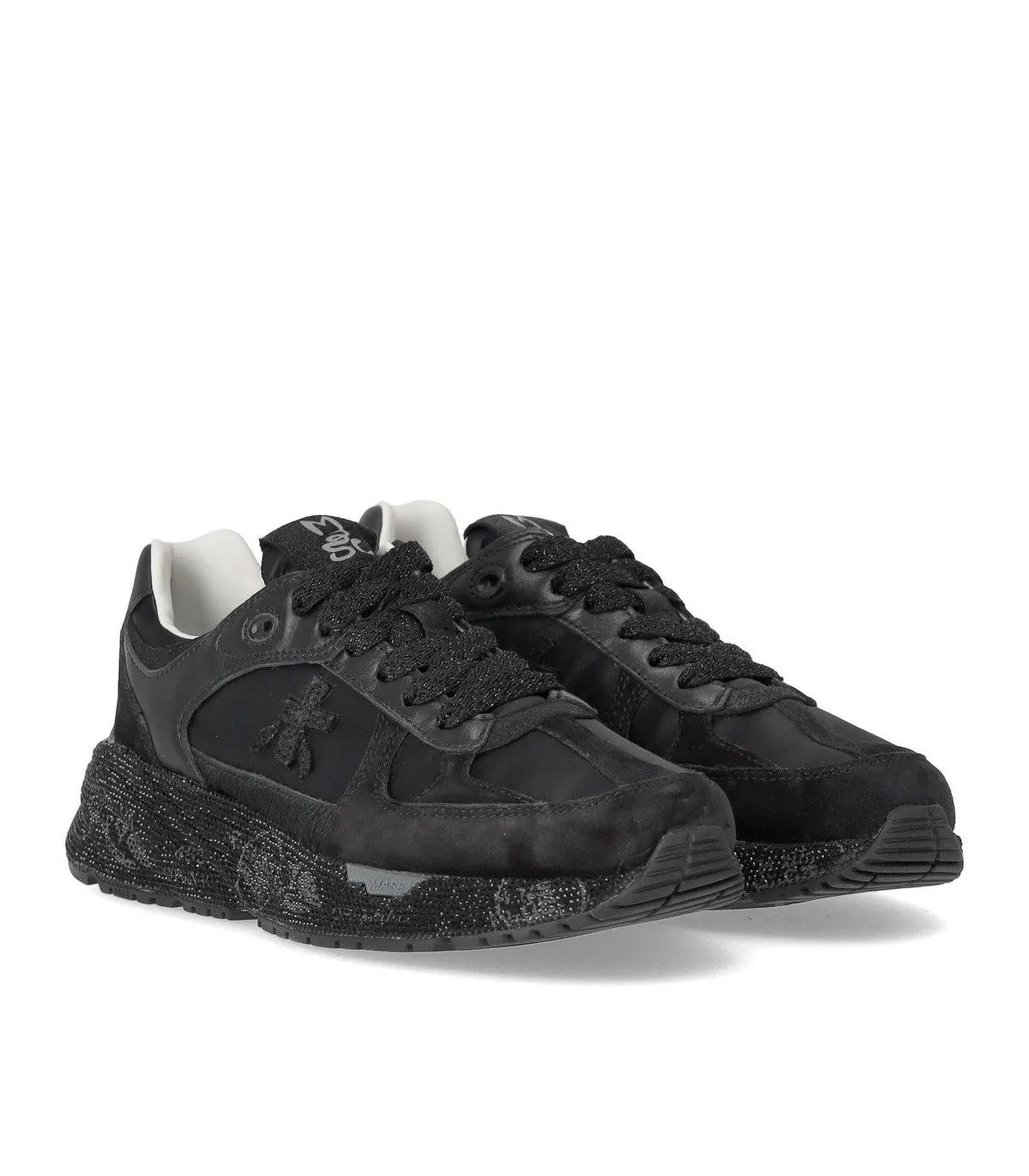 Premiata Low-Top Sneakers - PREMIATA MASED 7094 SNEAKER in zwart