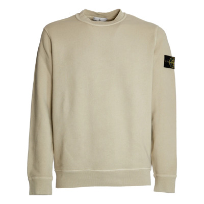 Putty Crewneck Sweater Herenkleding Stone Island , Beige , Heren