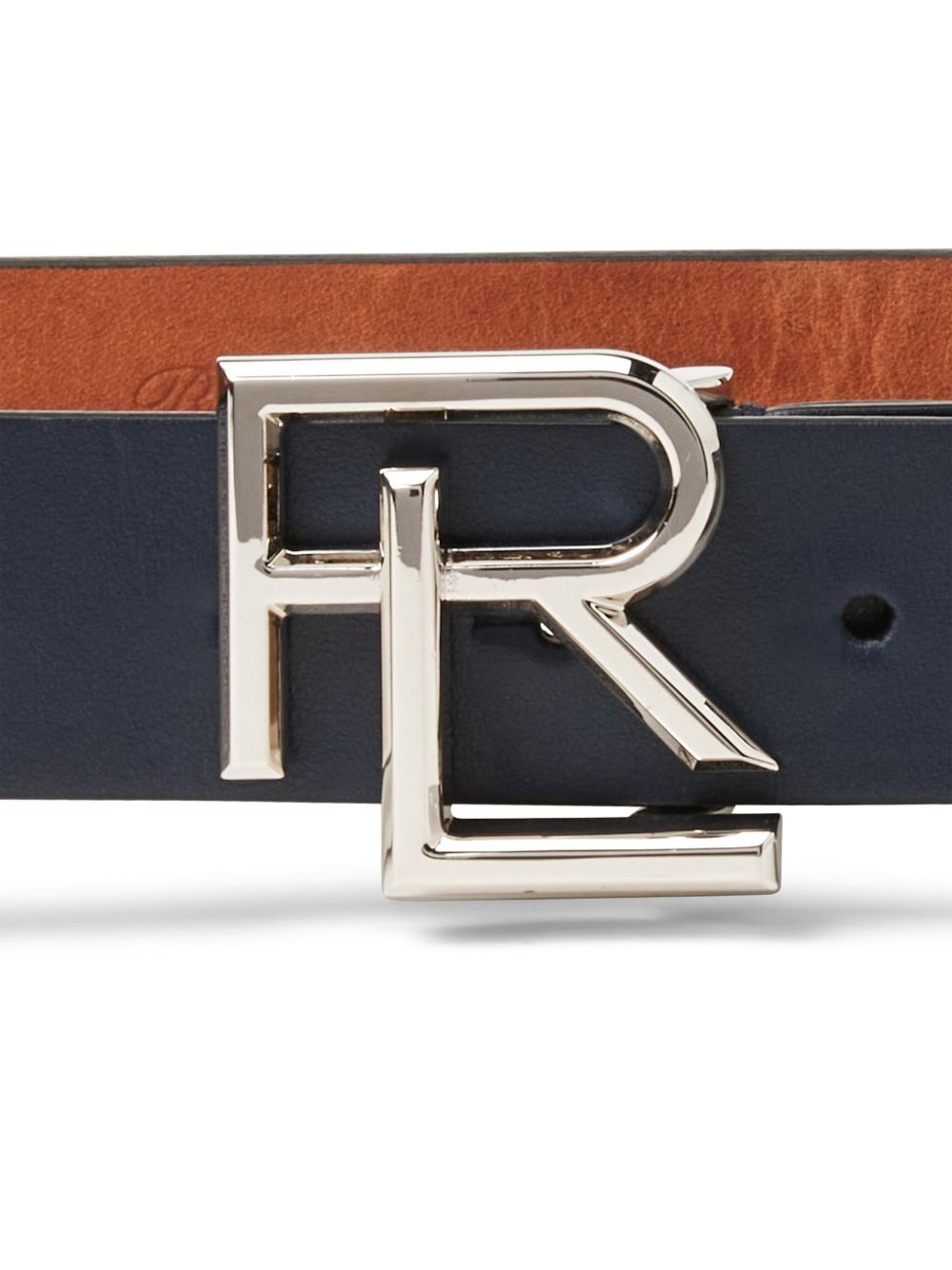 Ralph Lauren Collection Leren riem - Blauw