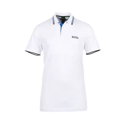 Regular Fit Polo met S.Café® Stof Hugo Boss , Beige , Heren