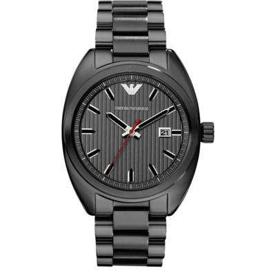 Roestvrijstalen Herenhorloge Zilverkleur Emporio Armani , Gray , Heren