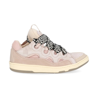 Roze Sneakers met Ademend Detail Lanvin , Pink , Dames