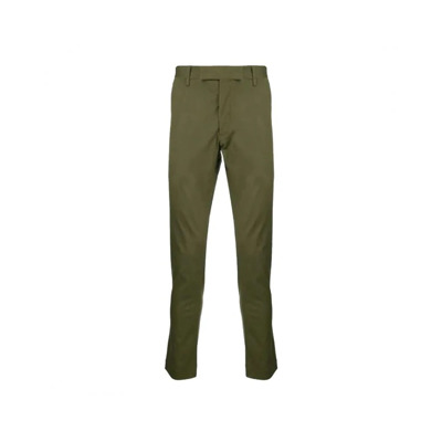 Slim Fit Hoge Taille Chino Broek Polo Ralph Lauren , Green , Heren