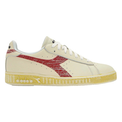 Spel L Laag Gewaxte Sneakers Diadora , Beige , Heren