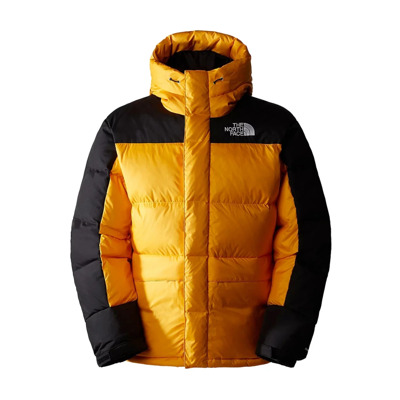 Stijlvolle en warme heren donsjas in Summit Gold/Black The North Face , Yellow , Heren