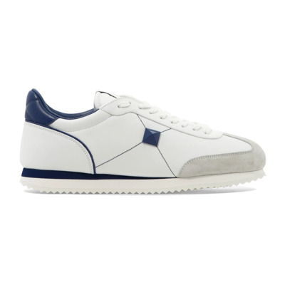 Stud Around Leren Sneakers Valentino Garavani , White , Heren